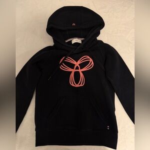 TNA Black Hoodie with Pink Embroidery